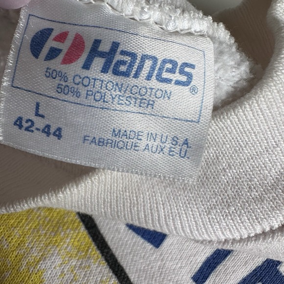 Vintage 90s Desert Storm Sweatshirt Support Our Troops Crewneck USA Patriotic L - Picture 8 of 10